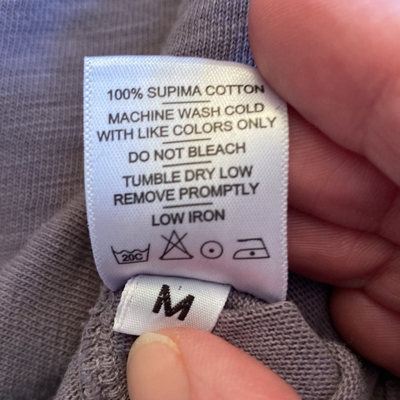 USA MADE! American Giant Slub V-Neck Long Sleeve/Size M / - Picture 3 of 6